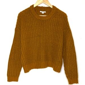 American Eagle Outfitters Pumpkin Orange Crew Neck Sweater Medium